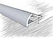 Уголок для плитки алюминиевый полукруглый 8мм серебро глянец (полированный), 270 cм, фото 2