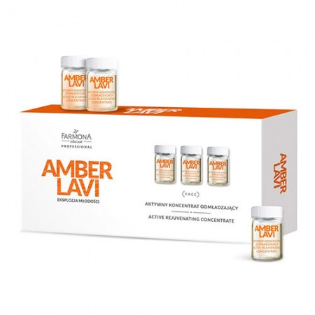 AMBER LAVI 40 + Активно омолаживающй концентрат для кожи лица и шеи (10*5мл)