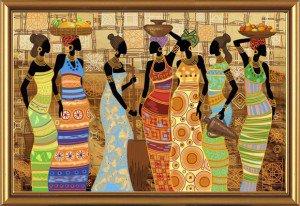 ДК 1038 "Африканские красавицы", бисер - фото 1 - id-p111858304