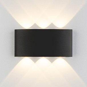 Настенный светильник 1551 Techno LED Twinky Trio чёрный, фото 2