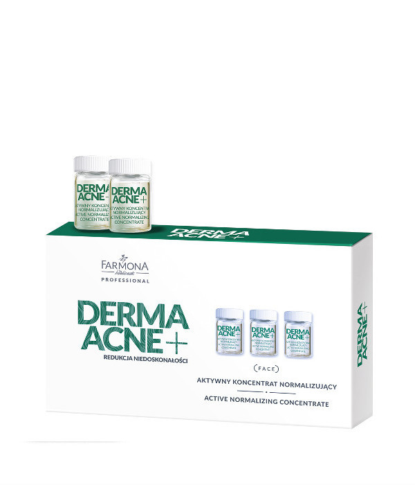 DERMAACNE + Активный концентрат для нормализации кожи лица (10*5 мл)