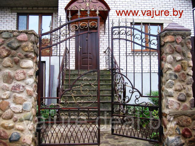 Ворота кованые Vajure.by №22 - фото 1 - id-p9513594