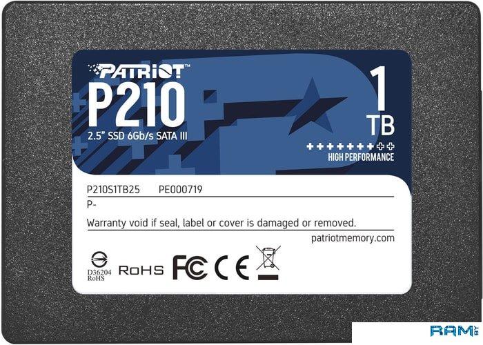 SSD Patriot P210 1TB P210S1TB25 - фото 1 - id-p132988724