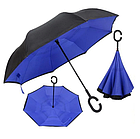 Зонт наоборот двухсторонний UpBrella (антизонт) / Умный зонт обратного сложения, фото 7
