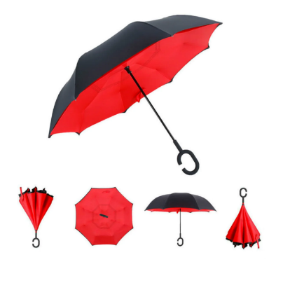 Зонт наоборот Красный