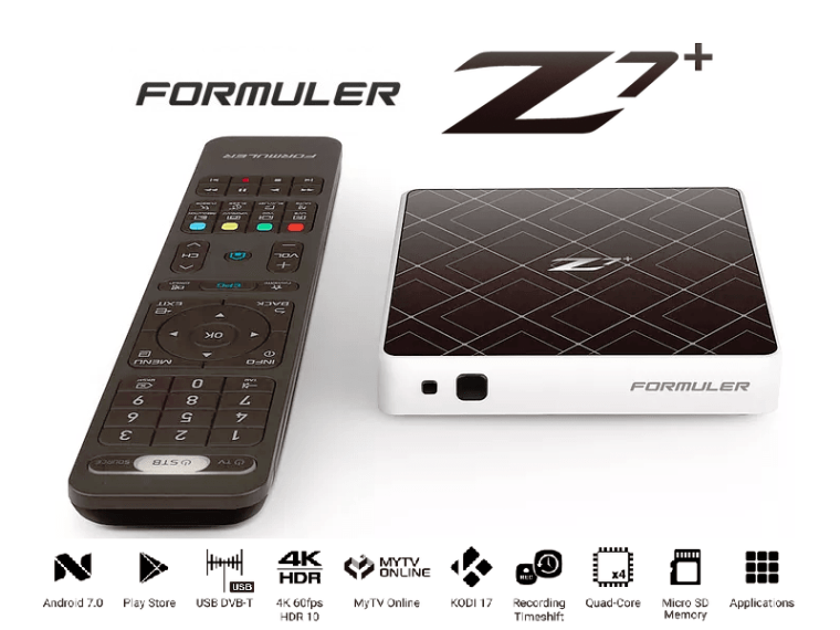 Новая мультимедийная Смарт ТВ приставка Formuler Z7+