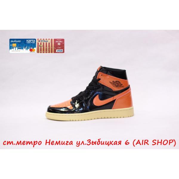 Nike Air Jordan 1 Bl/Orange, фото 1