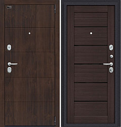 Двери входные металлические Porta S 4.П22 Almon 28/Wenge Veralinga