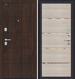 Двери входные металлические Porta S 4.П50 (IMP-6) Almon 28/Cappuccino Veralinga