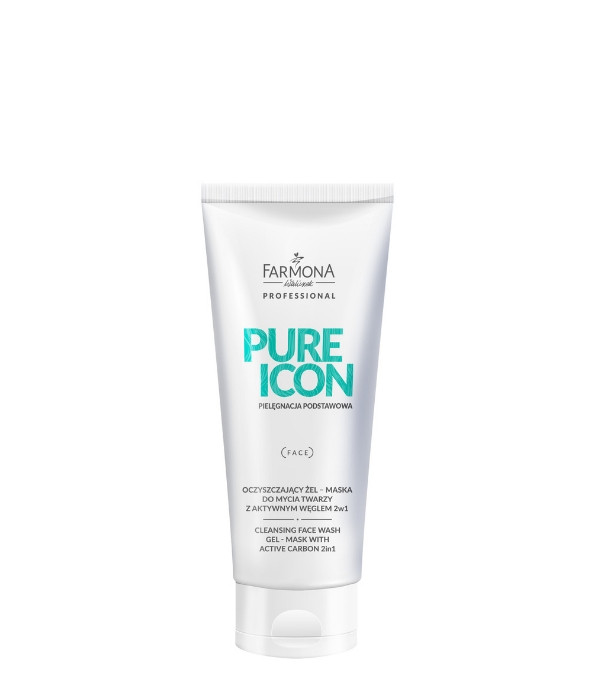 PURE ICON Очищающая гель-маска с активным углем 2в1 (200 мл)