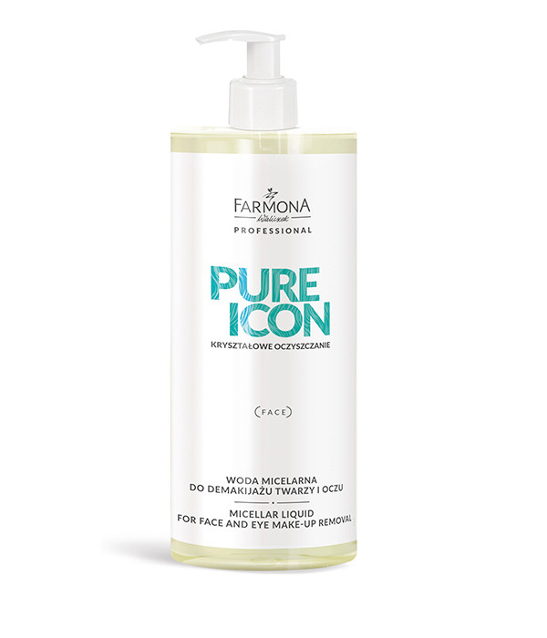 PURE ICON Мицелярная жидкость для снятия макияжа с лица и глаз (500 мл)