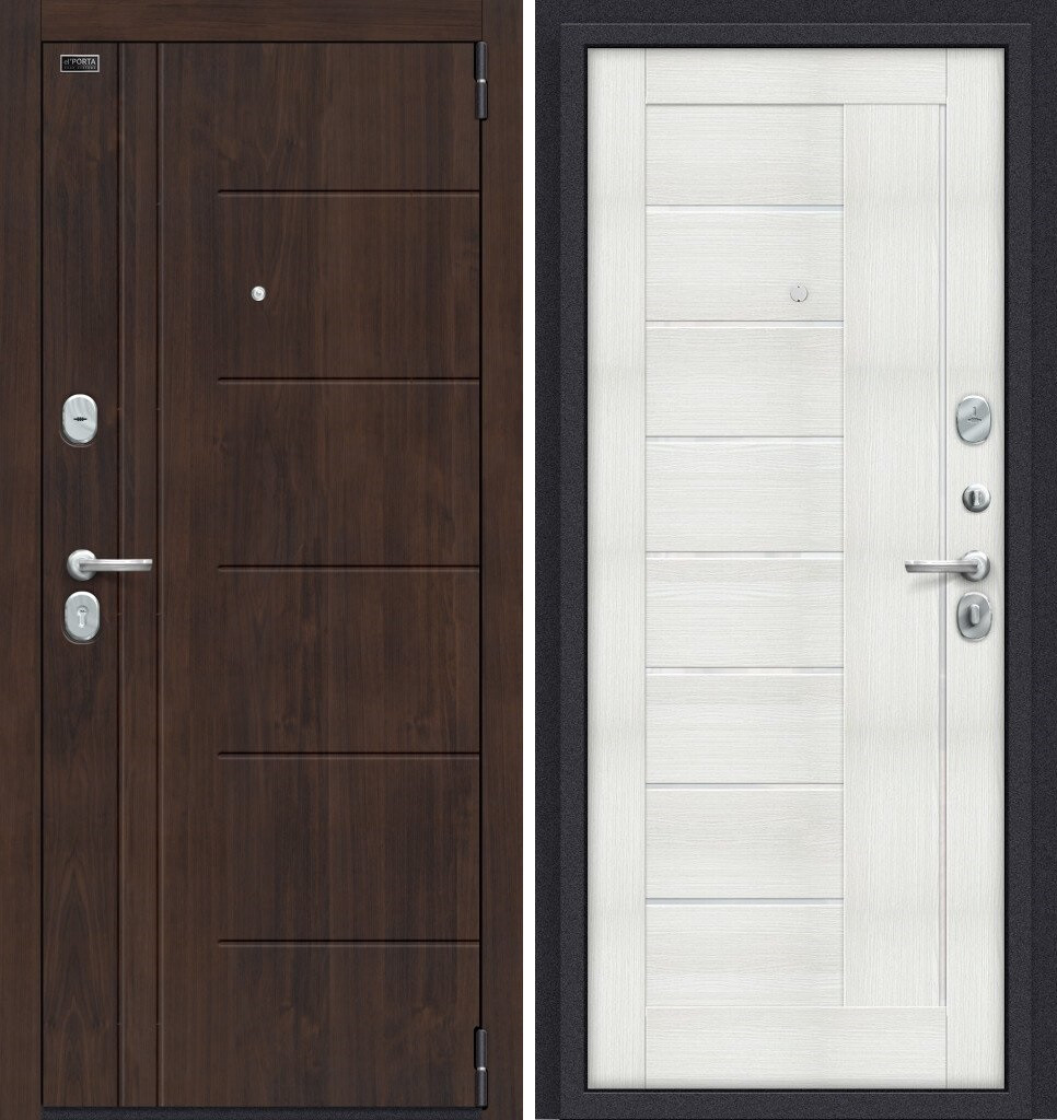 Двери входные металлические Porta S 9.П29 Almon 28/Bianco Veralinga