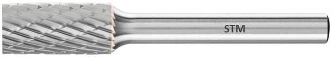 Борфреза (шарошка) твёрдосплавная цилиндрическая форма А (цилиндр с гладким торцом), STM A1020/6, фото 1