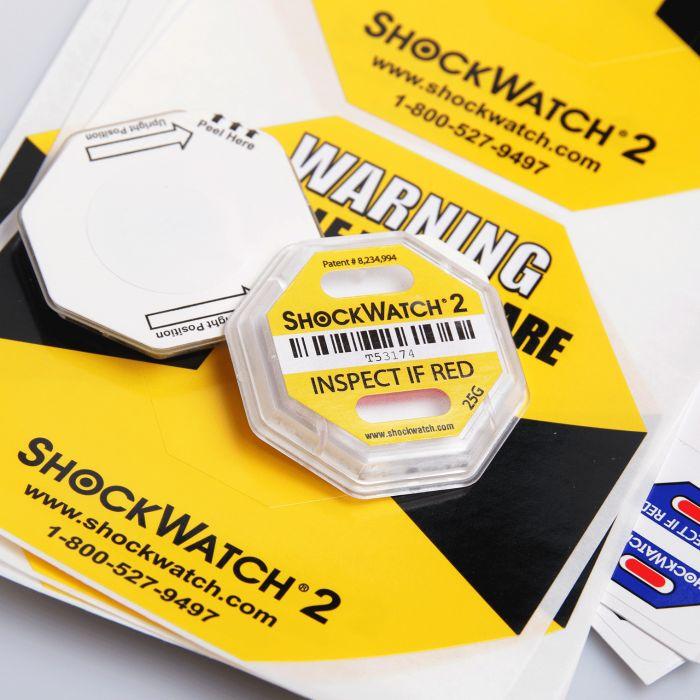 Индикатор удара ШОКВОТЧ ЛЭЙБЛ 2 (ShockWatch 2) 5G,10G,15G,25G, 37G, 50G, 75G - фото 8 - id-p133023902