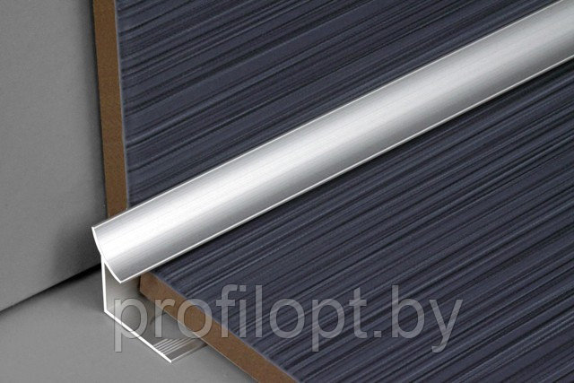 Угол для плитки внутренний алюминиевый 10 мм, анодированный серебро 270 см - фото 5 - id-p133024135