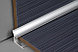 Угол для плитки внутренний алюминиевый 10 мм, анодированный серебро 270 см, фото 5