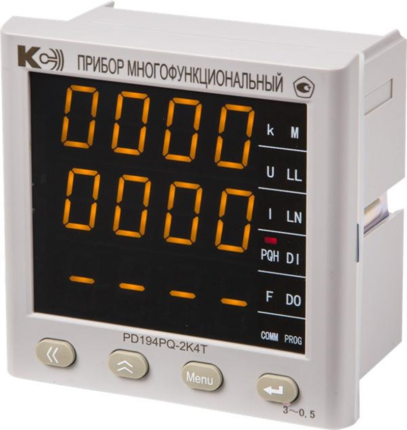 PD194PQ-2R4T (база) Многофункциональный электроизмерительный прибор 120х120 щитовое исполнение