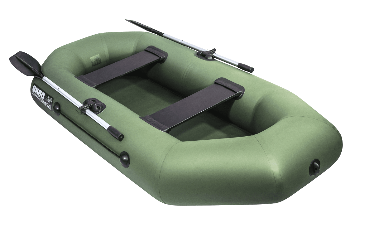 Надувная лодка Аква-Оптима 240 зеленый - фото 2 - id-p82280383