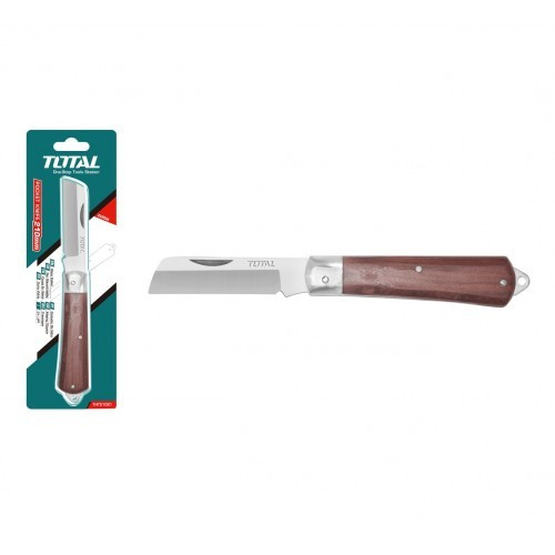 Нож садовый складной 210 мм с прямым лезвием TOTAL THT51081 - фото 1 - id-p133027855