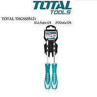 Набор ударных отверток 2 шт (SL 6,5*125, PH2*125) TOTAL THGSS35121