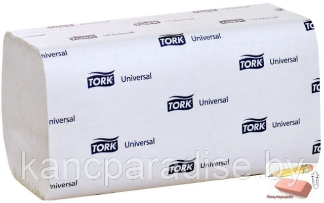 Полотенца бумажные ZZ-сложения (V-сложения) Tork Universal, 1-слойные, 250 листов - фото 1 - id-p133030030