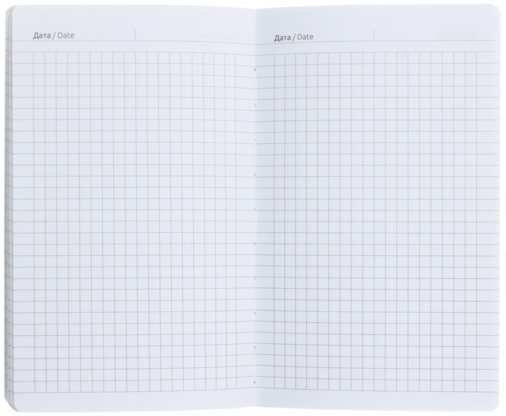 Книжка записная Lorex в ПВХ обложке 110*180 мм, 80 л., клетка, Sparkle, голубой