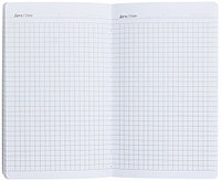 Книжка записная Lorex в ПВХ обложке 110*180 мм, 80 л., клетка, Sparkle, голубой