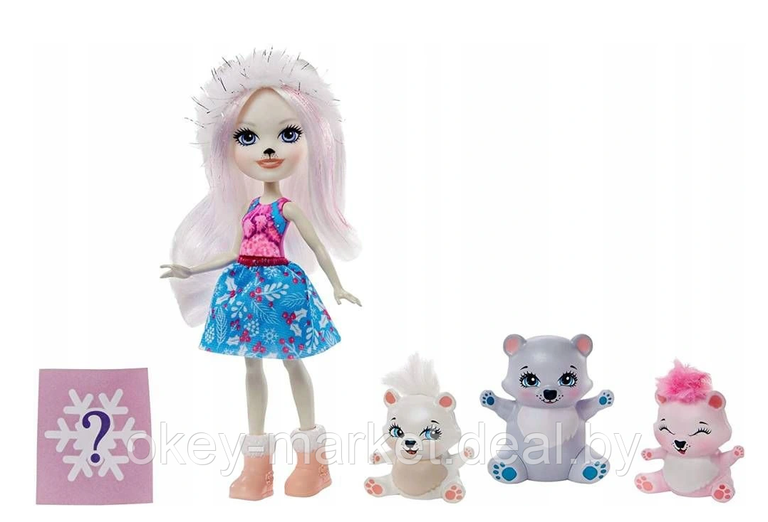 Игровой набор Enchantimals Семья белой медведицы Пристины и полярные мишки Mattel GJX47 - фото 2 - id-p133031007
