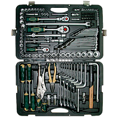 Набор инструмента 139 предметов c 12-ти гр. головками FORCE  41421-9