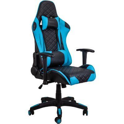 Компьютерное кресло Racer (Черный+синий), фото 2