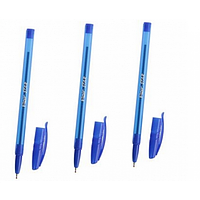 Набор ручек шариковых "Flair" Star синий корпус, 3 шт синяя