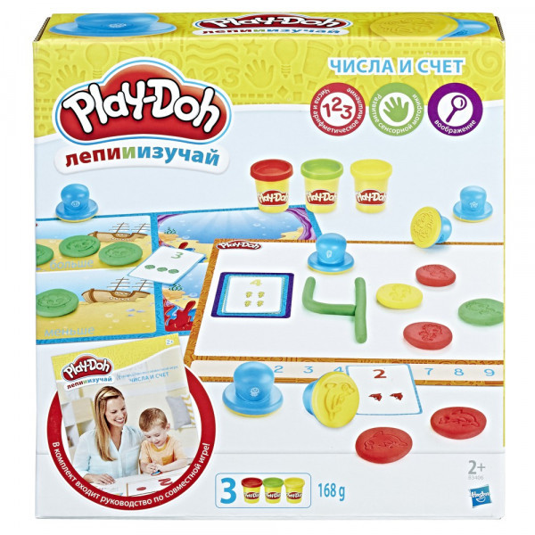 Развивающий набор пластилина Play-Doh числа и счёт - фото 1 - id-p133044003