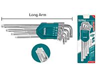 Набор ключей звездочек TORX 9 шт (T10-T50) Total THT106391