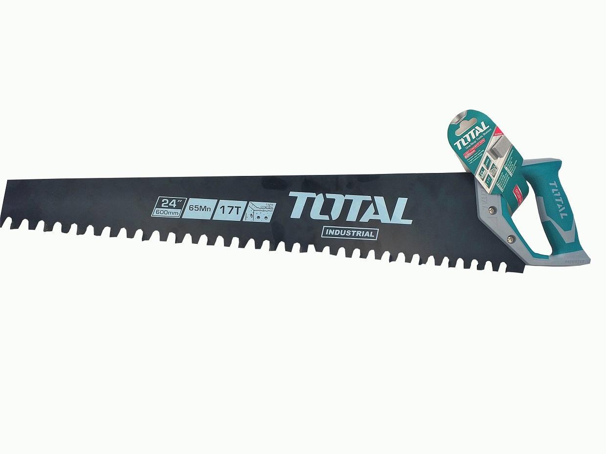 Ножовка для пеноблоков 24"/600mm (17 зубов с напайками) TOTAL