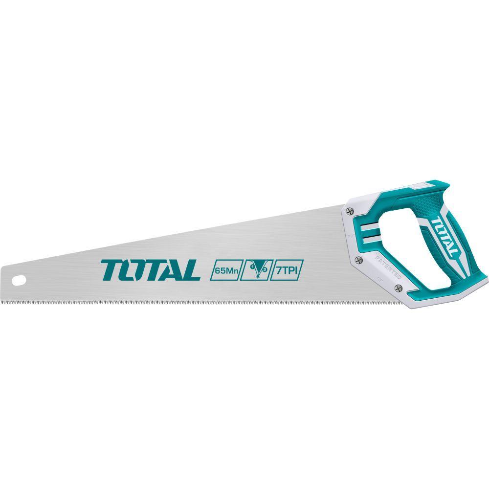 Ножовка по дереву 20"/500mm (шаг зуба 7TPI закаленый) TOTAL THT552062D
