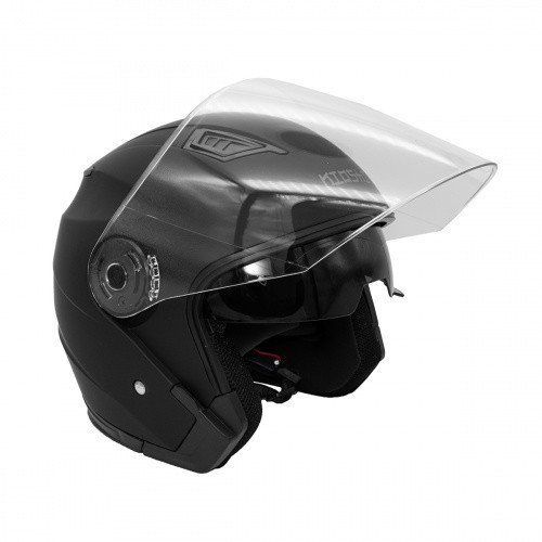 Шлем мото KIOSHI 526 открытый со стеклом и очками размер S - фото 1 - id-p133066006
