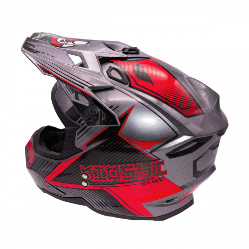 Шлем мотокросс KIOSHI Holeshot 801 размер L - фото 3 - id-p133066338