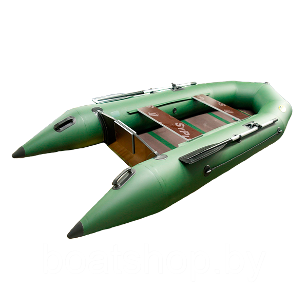 Лодка ПВХ Гелиос-33МК (зеленая) - фото 2 - id-p133066616