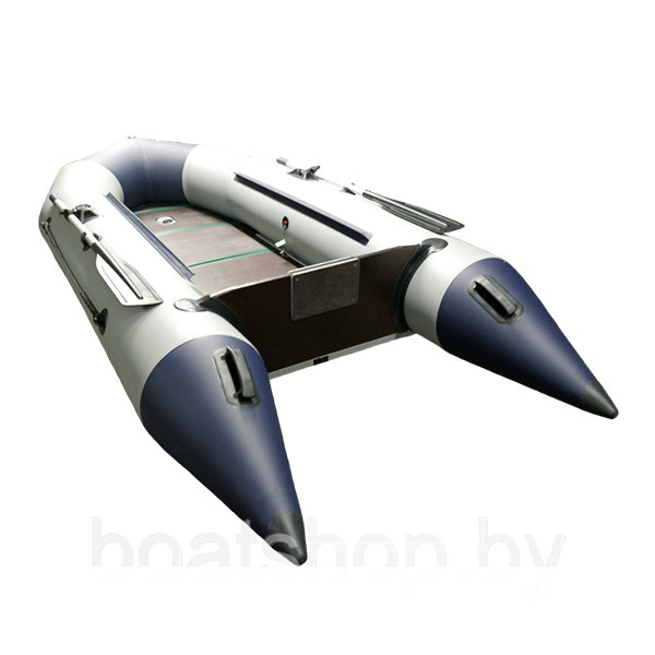 Лодка ПВХ Гелиос-33МКС (серо-синяя)