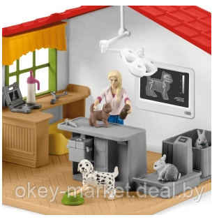 Игровой набор Schleich Ветеринарная клиника с домашними животными 42502 - фото 4 - id-p133068623