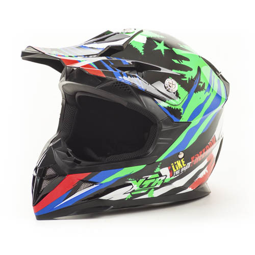Шлем для мотоцикла подростковый Hizer 211 размер YМ - фото 1 - id-p133074916