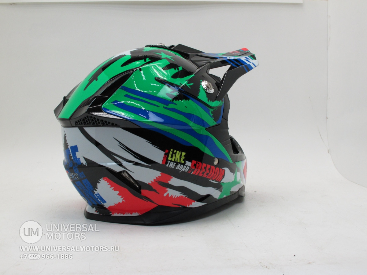 Кроссовый шлем подростковый Hizer 211 размер YМ - фото 2 - id-p133080696