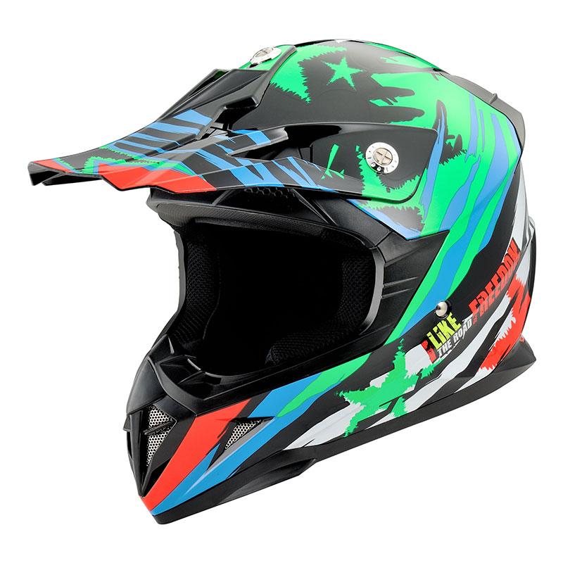 Кроссовый шлем подростковый Hizer 211 размер YМ - фото 3 - id-p133080696