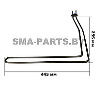Нагревательный элемент (ТЭН) для посудомоечной машины Indesit, Hotpoint-Ariston htr102ar / 144898
