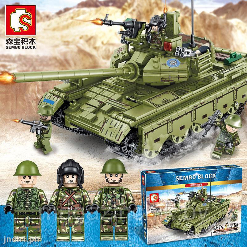 Конструктор Китайский танк Type-59, Sembo 105862, аналог Лего - фото 3 - id-p133081225