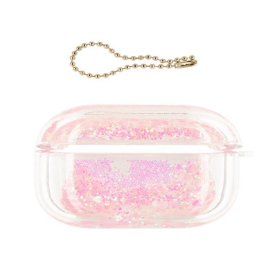 Чехол для наушников glitter case airpods pro - розовый - фото 2 - id-p133085959