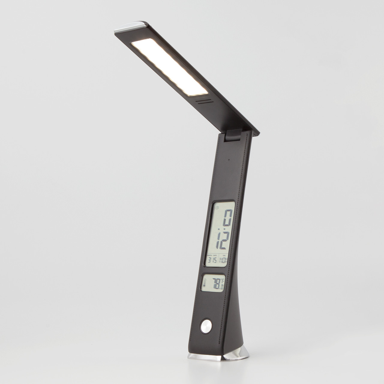Светодиодная настольная лампа с часами Elektrostandard BUSINESS 80504/1 черный - фото 1 - id-p133086248