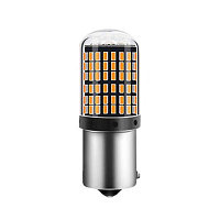 Лампа светодиодная RUNOAUTO PY21W 144SMD с обманкой оранжевая 01685RA