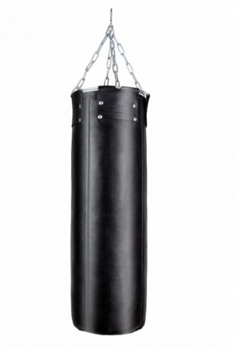 Боксерская груша 120см 45кг ( Кожа) - фото 1 - id-p133092321