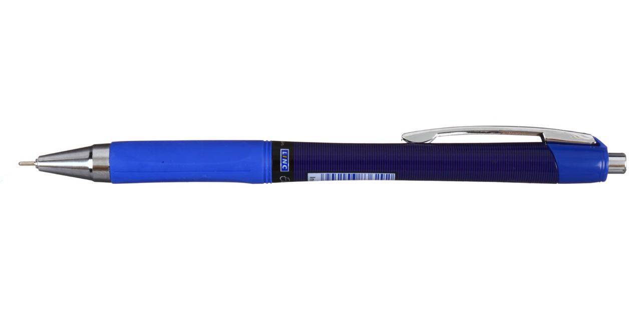 Ручка шариковая автоматическая Linc Elantra корпус ассорти, стержень синий - фото 1 - id-p133126324